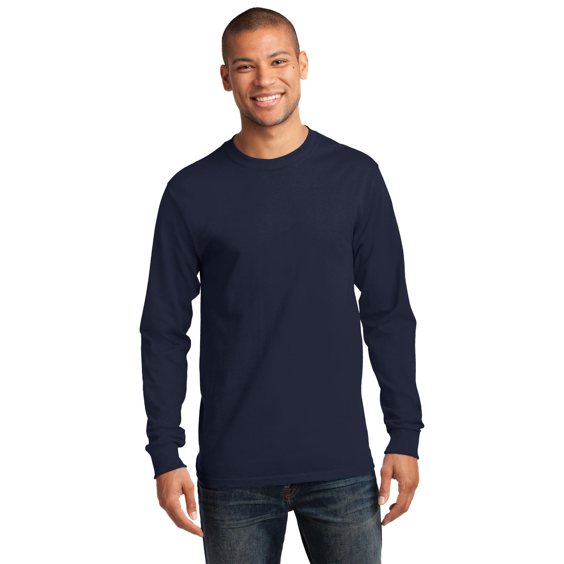 Port & Company-Port & Company® - Tall Long Sleeve Essential Tee. PC61LST-MedTech-6