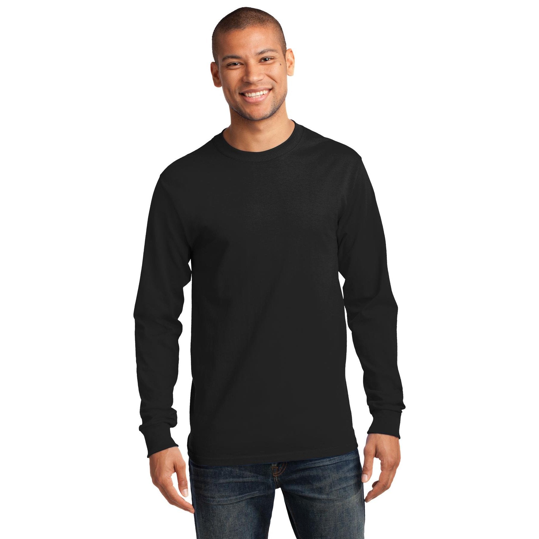 Port & Company-Port & Company® - Tall Long Sleeve Essential Tee. PC61LST-MedTech-7
