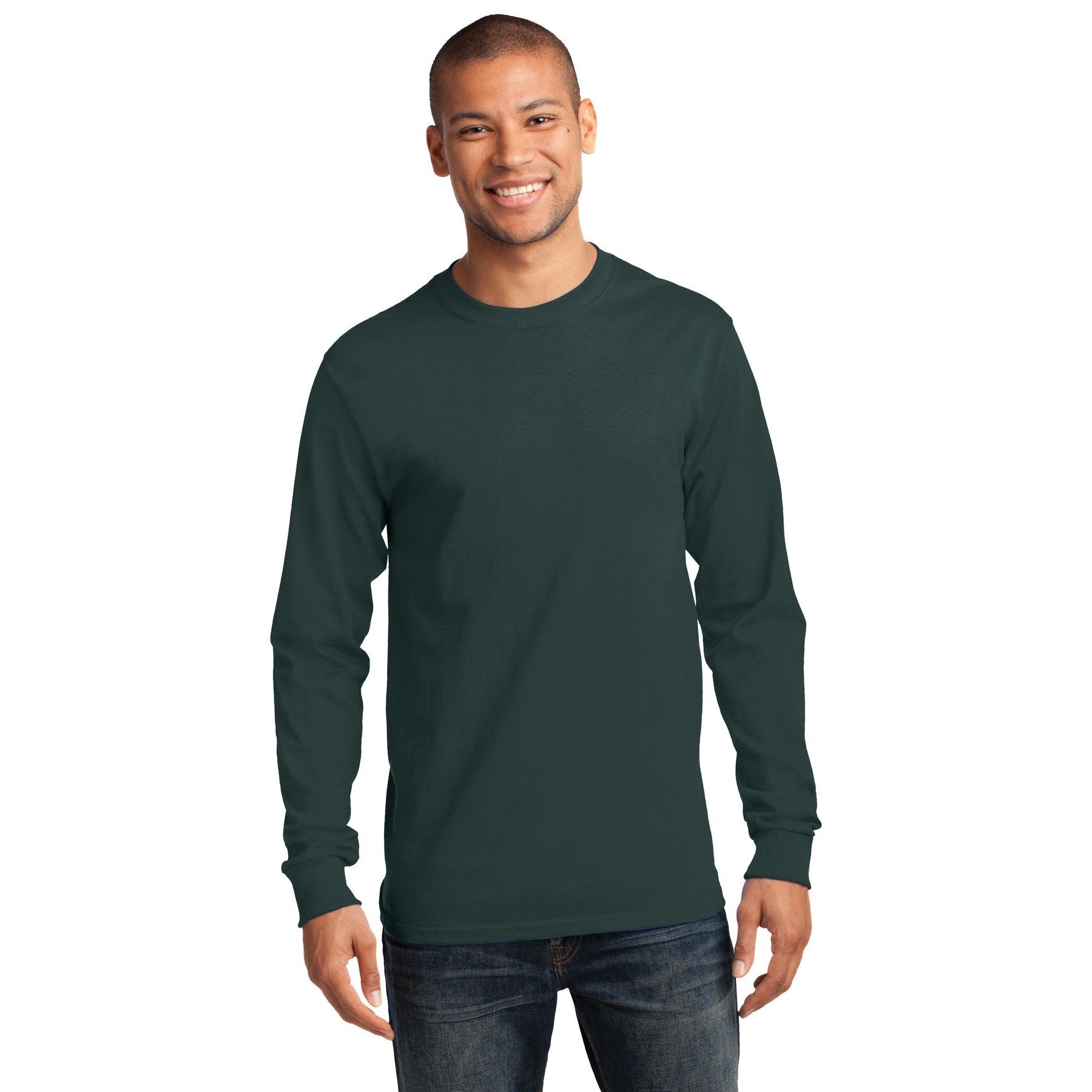 Port & Company-Port & Company® - Tall Long Sleeve Essential Tee. PC61LST-MedTech-5