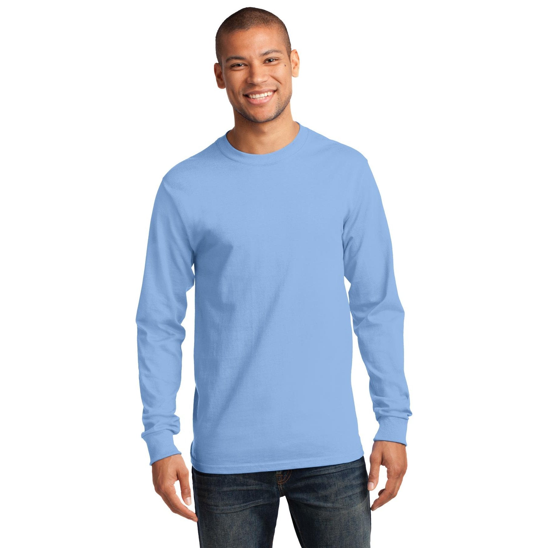 Port & Company-Port & Company® - Tall Long Sleeve Essential Tee. PC61LST-MedTech-8