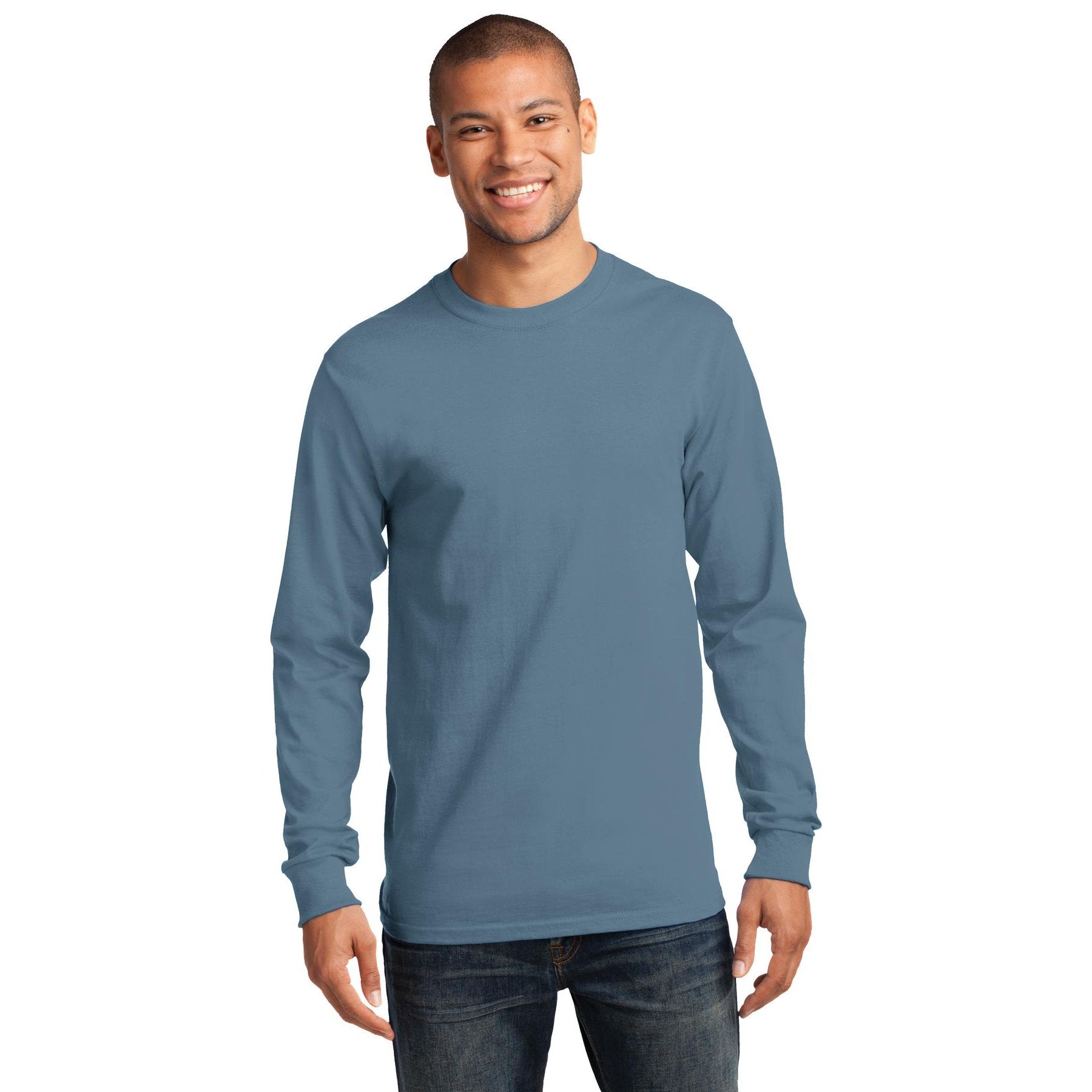 Port & Company-Port & Company® - Tall Long Sleeve Essential Tee. PC61LST-MedTech-16