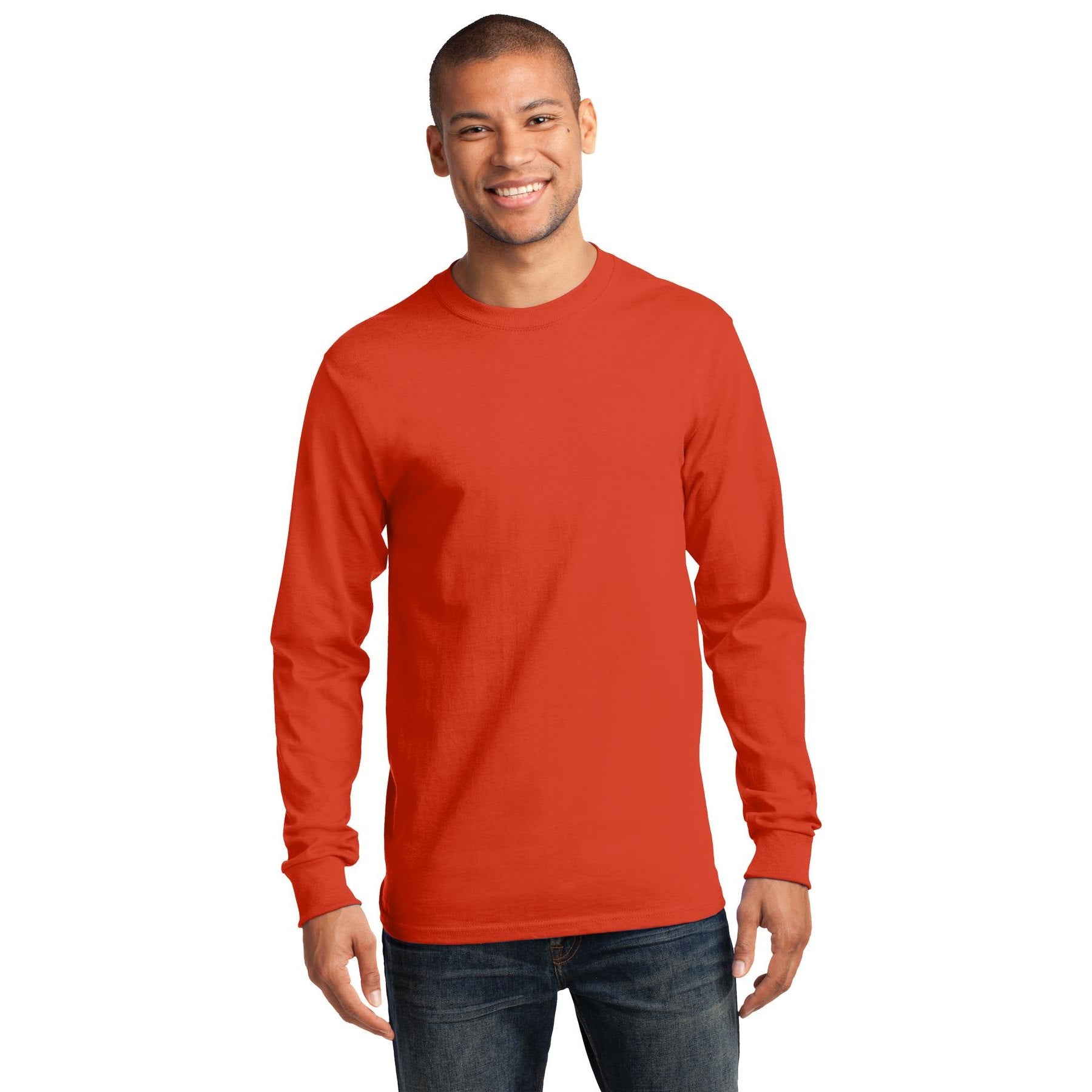Port & Company-Port & Company® - Tall Long Sleeve Essential Tee. PC61LST-MedTech-12