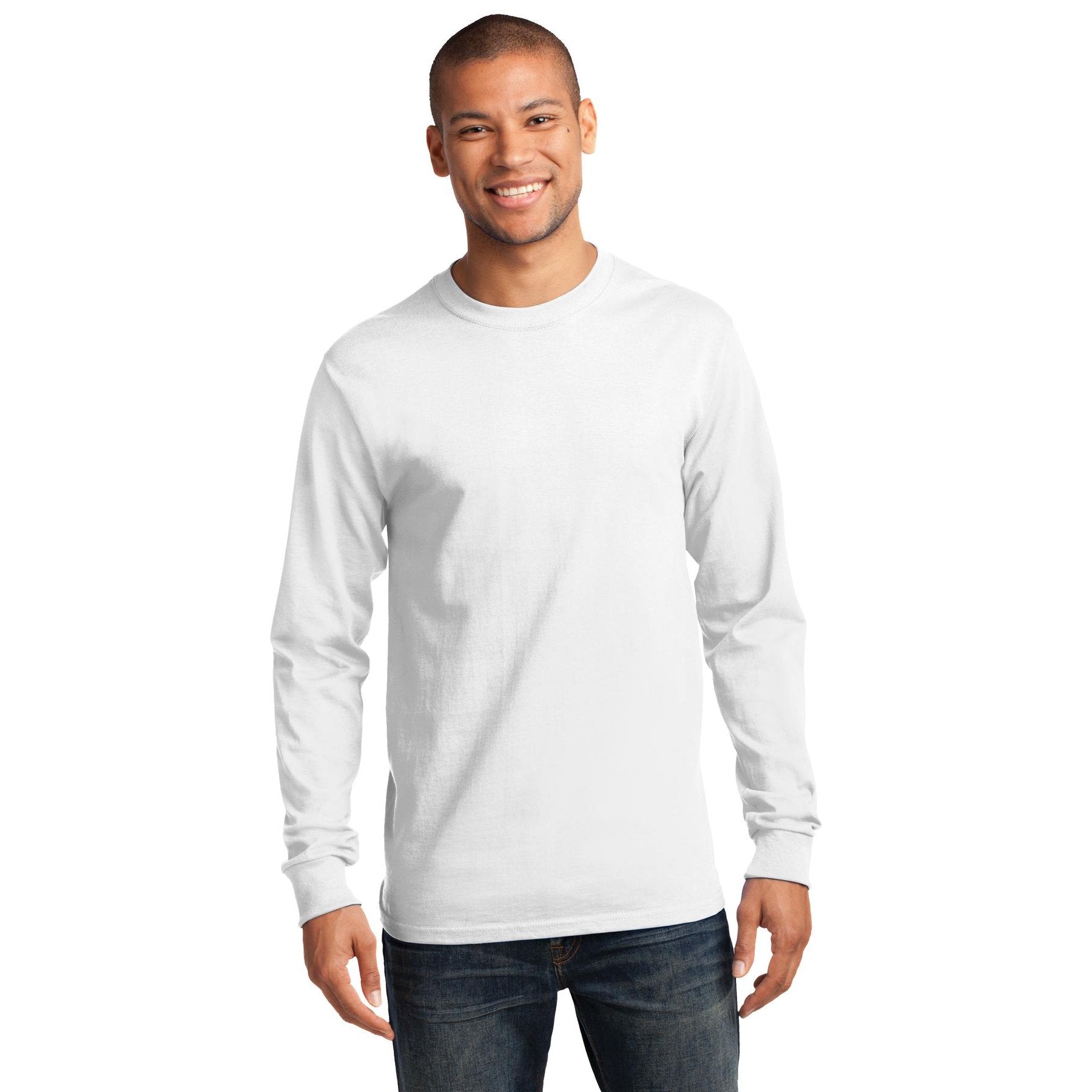 Port & Company-Port & Company® - Tall Long Sleeve Essential Tee. PC61LST-MedTech-17
