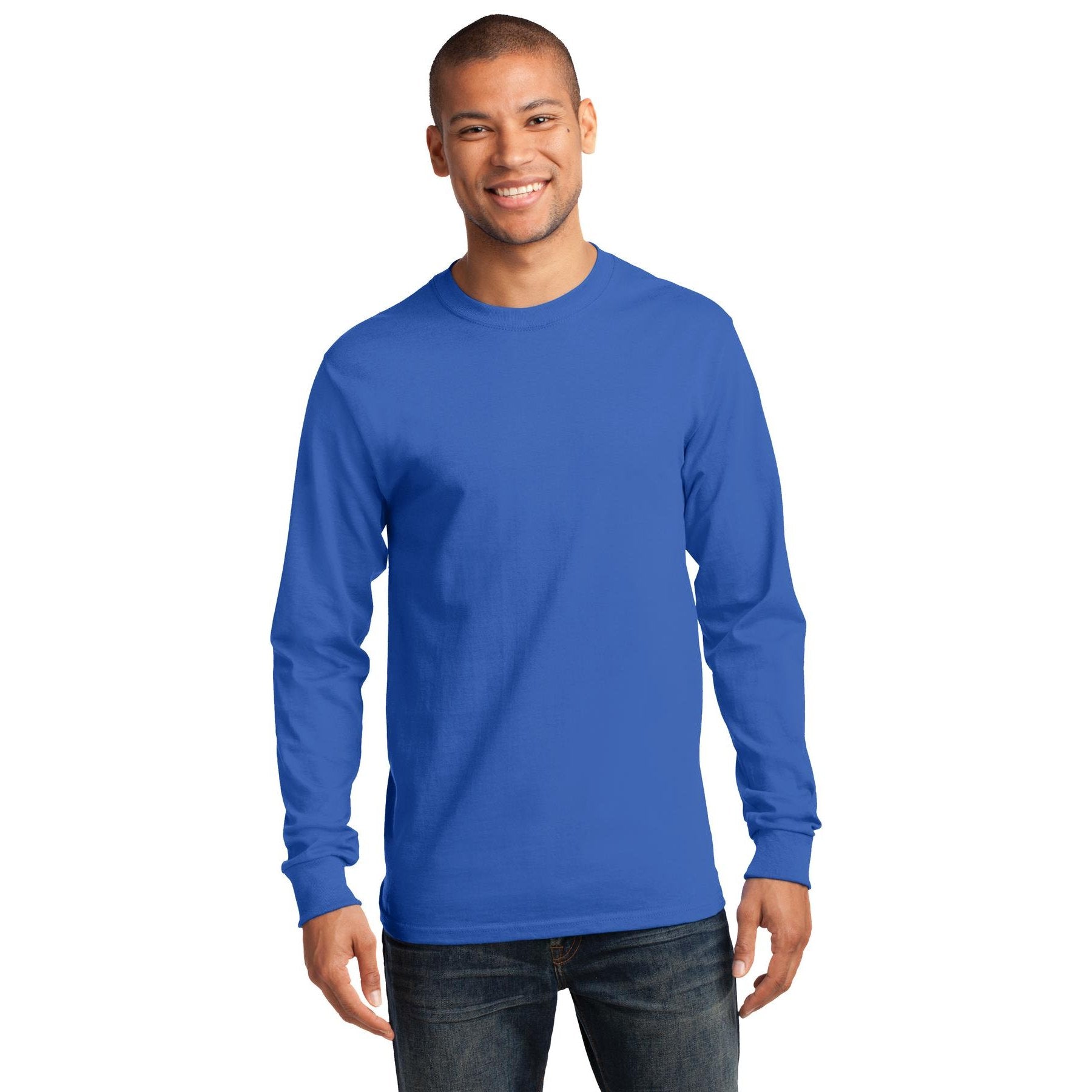 Port & Company-Port & Company® - Tall Long Sleeve Essential Tee. PC61LST-MedTech-14
