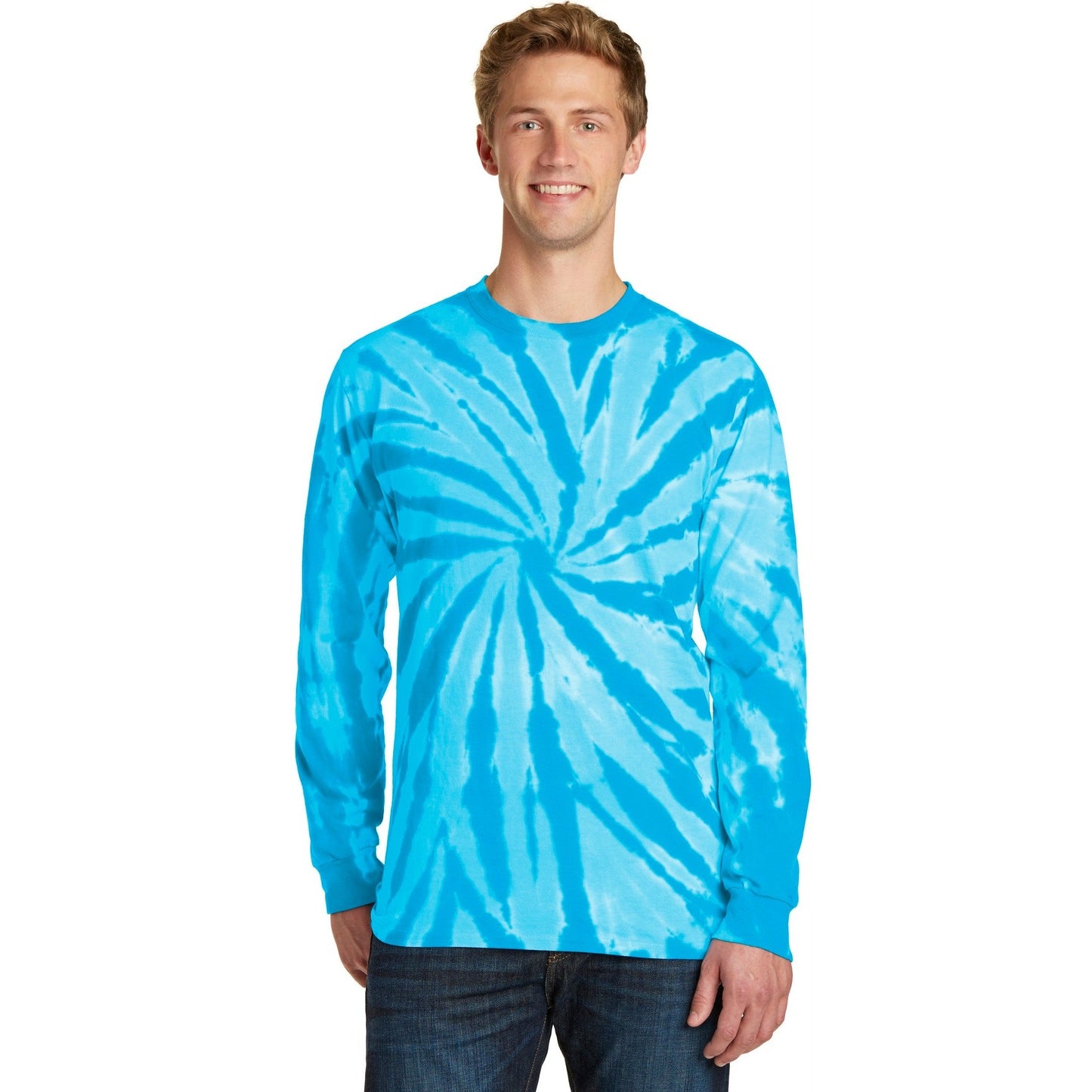 Port & Company-Port & Company® Tie-Dye Long Sleeve Tee. PC147LS-MedTech-6