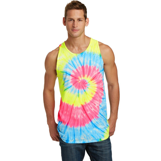Port & Company-Port & Company® Tie-Dye Tank Top. PC147TT-MedTech-1