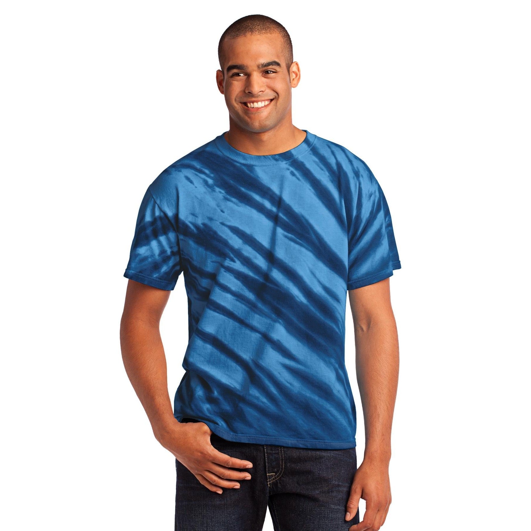 Port & Company-Port & Company® - Tiger Stripe Tie-Dye Tee. PC148-MedTech-3
