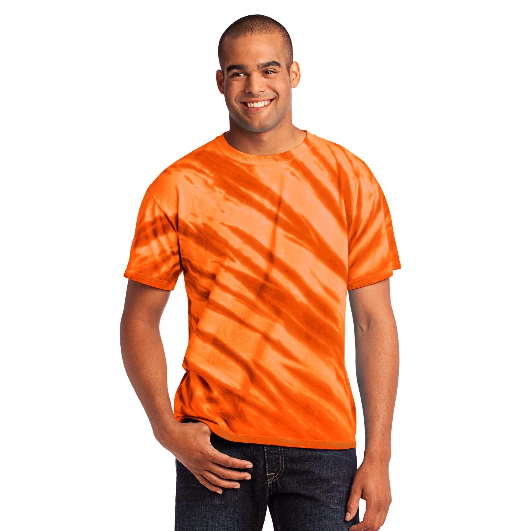 Port & Company-Port & Company® - Tiger Stripe Tie-Dye Tee. PC148-MedTech-4