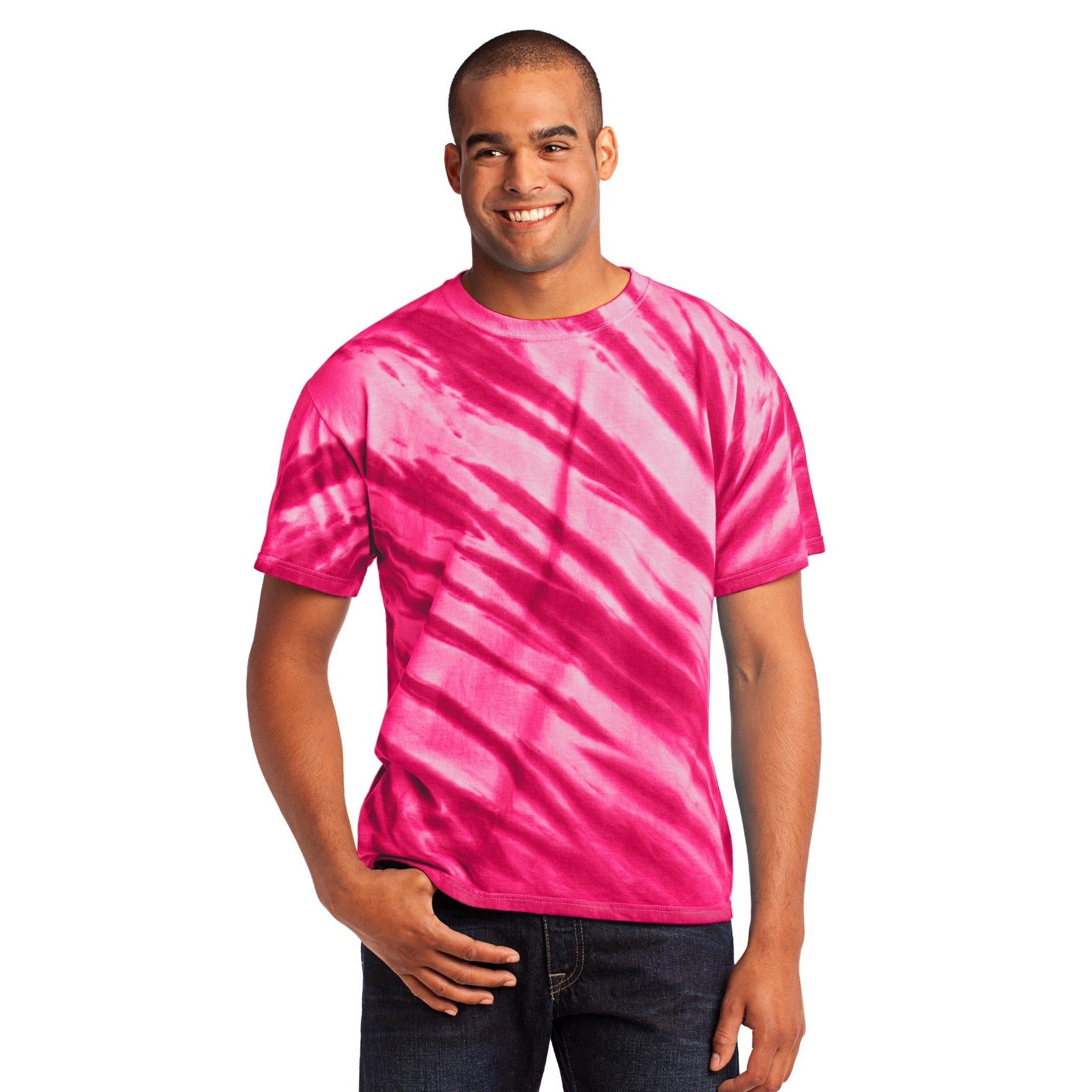 Port & Company-Port & Company® - Tiger Stripe Tie-Dye Tee. PC148-MedTech-5