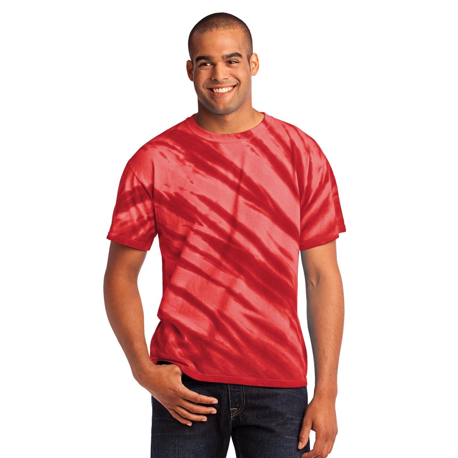 Port & Company-Port & Company® - Tiger Stripe Tie-Dye Tee. PC148-MedTech-7