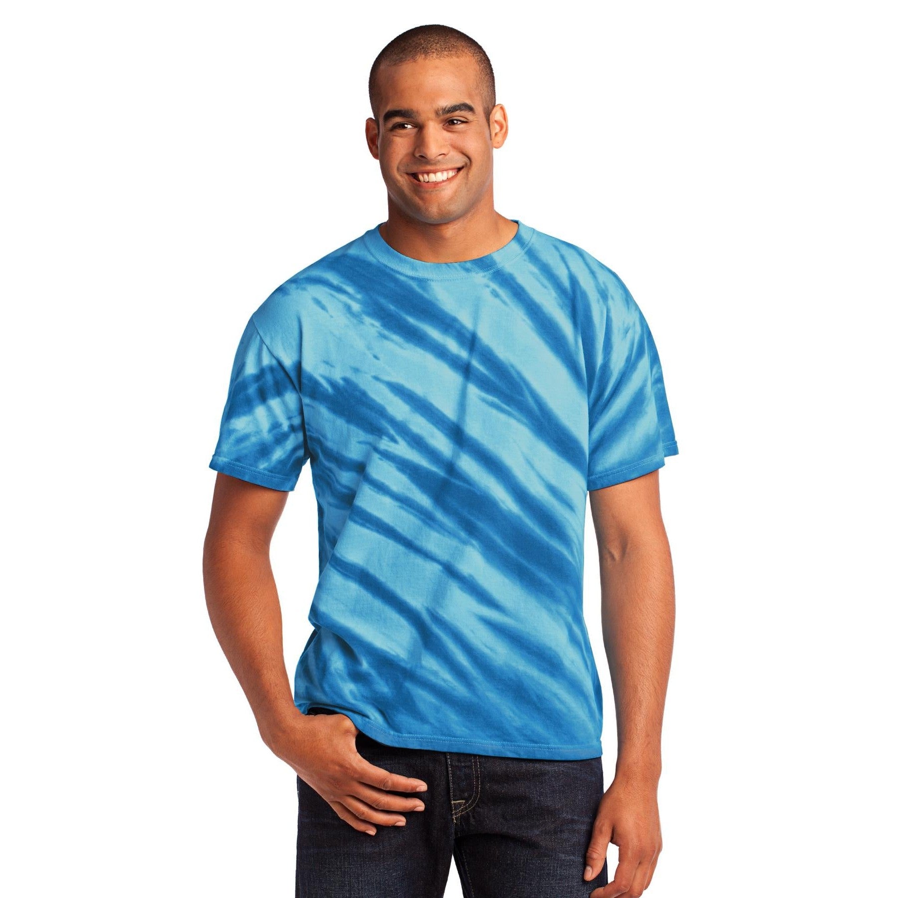 Port & Company-Port & Company® - Tiger Stripe Tie-Dye Tee. PC148-MedTech-8