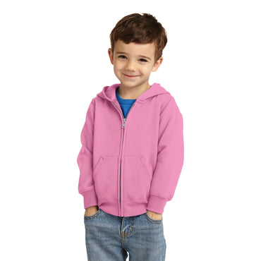 Port & Company-Port & Company® Toddler Core Fleece Full-Zip Hooded Sweatshirt. CAR78TZH-MedTech-2