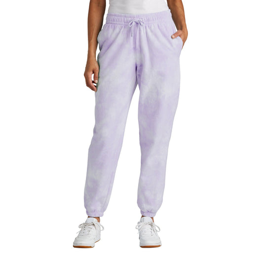 Port & Company-Port & Company® Women's Beach Wash® Cloud Tie-Dye Sweatpant LPC140P-MedTech-1