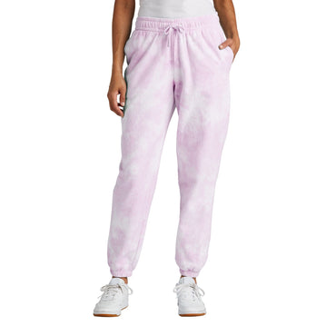Port & Company-Port & Company® Women's Beach Wash® Cloud Tie-Dye Sweatpant LPC140P-MedTech-2