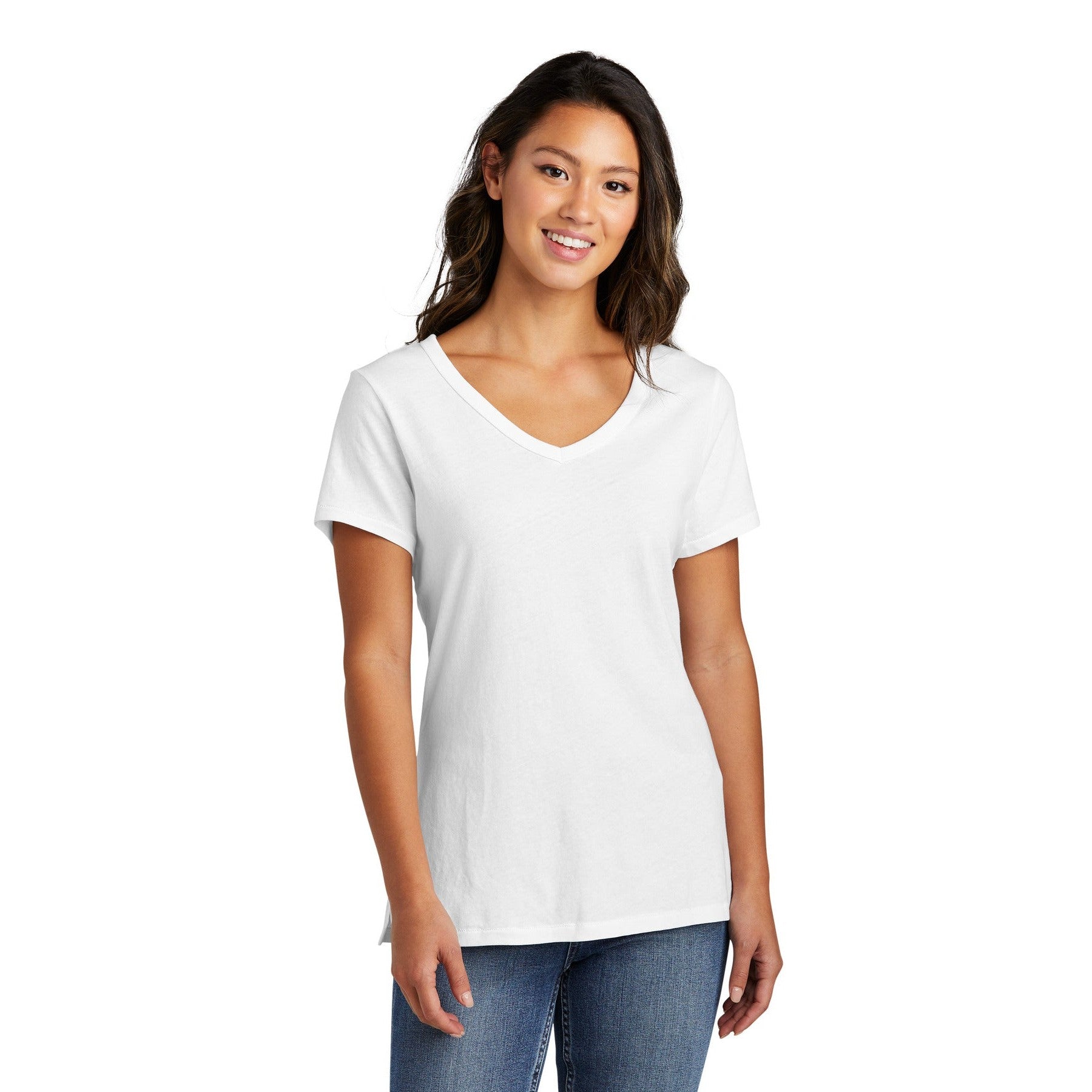 Port & Company-Port & Company® Women's Beach Wash® Garment-Dyed V-Neck Tee LPC099V-MedTech-9