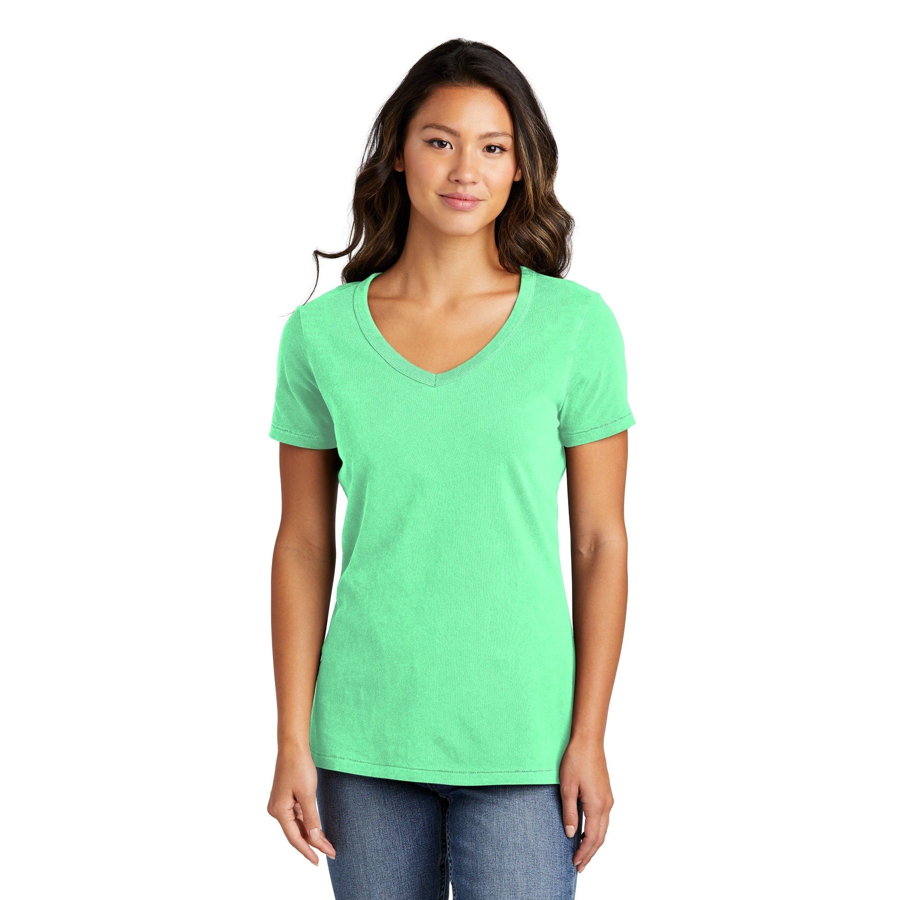 Port & Company-Port & Company® Women's Beach Wash® Garment-Dyed V-Neck Tee LPC099V-MedTech-4