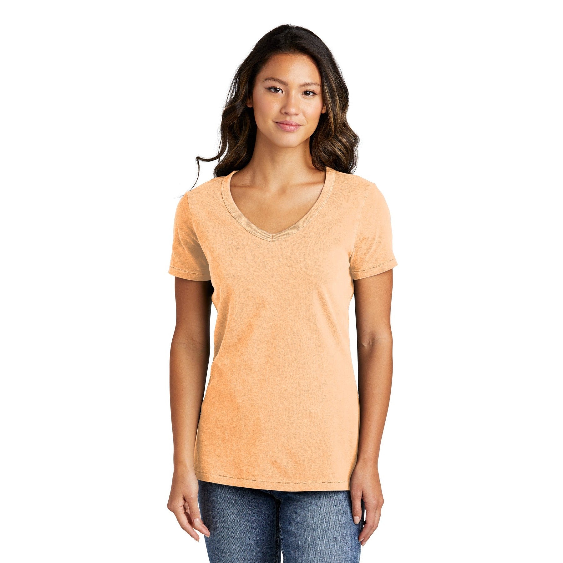 Port & Company-Port & Company® Women's Beach Wash® Garment-Dyed V-Neck Tee LPC099V-MedTech-6
