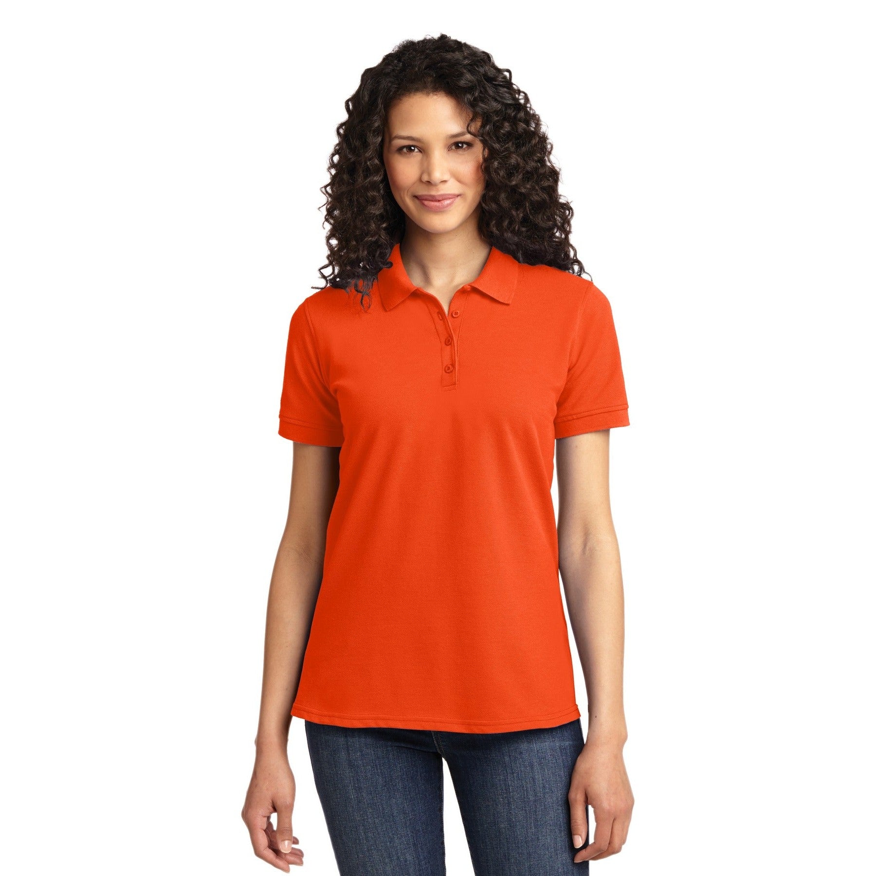 Port & Company-Port & Company® Women's Core Blend Pique Polo. LKP155-MedTech-7