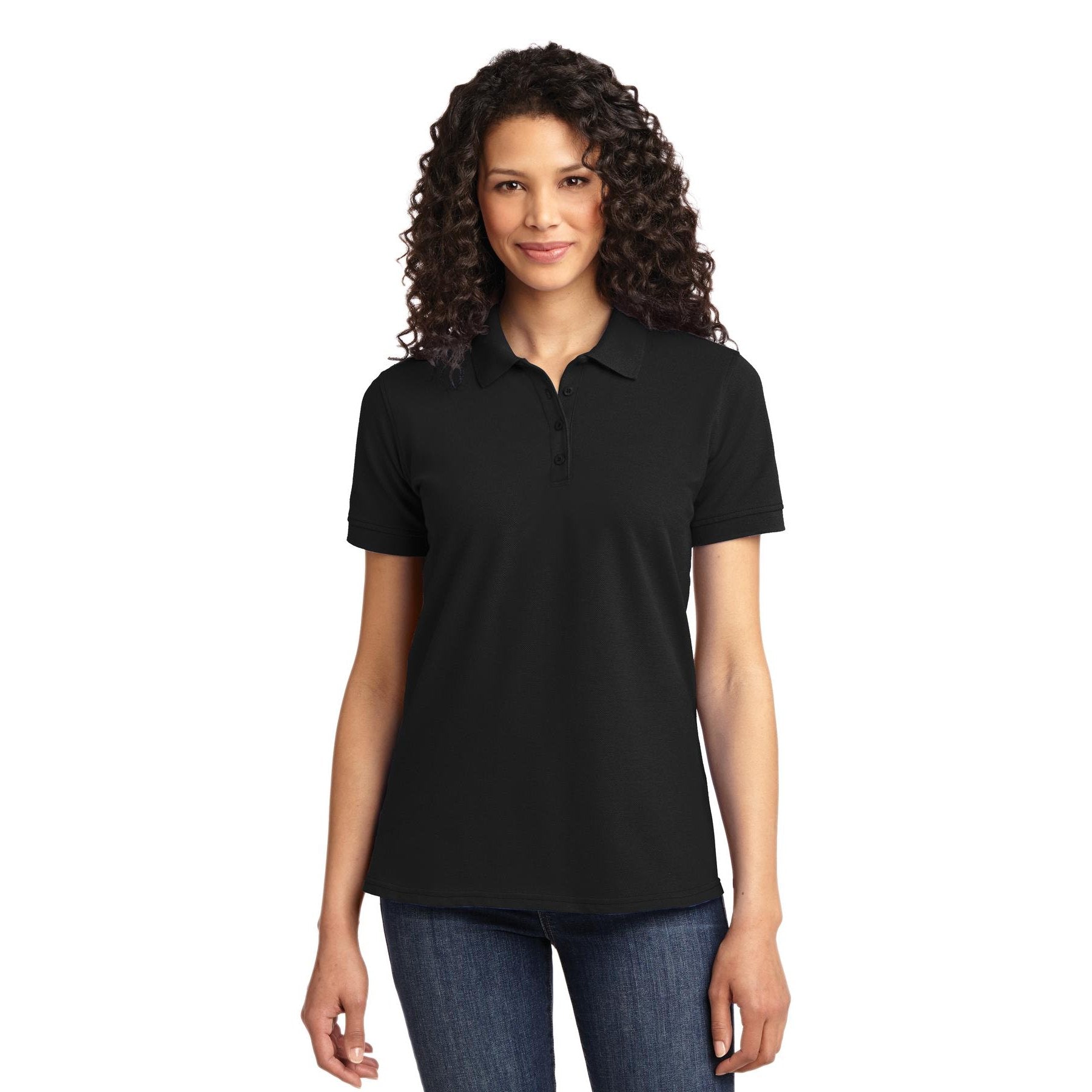 Port & Company-Port & Company® Women's Core Blend Pique Polo. LKP155-MedTech-5