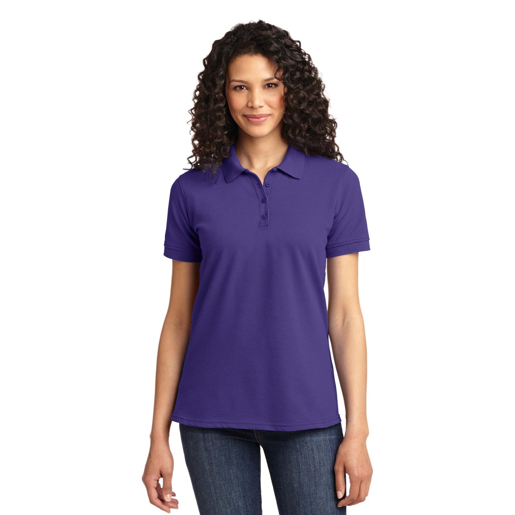 Port & Company-Port & Company® Women's Core Blend Pique Polo. LKP155-MedTech-8