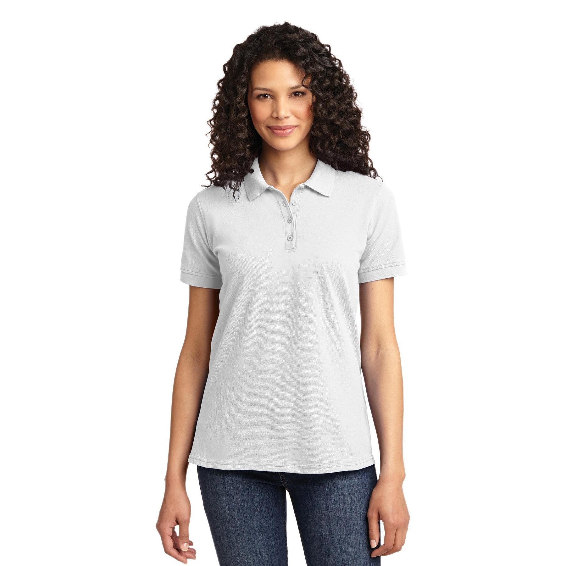 Port & Company-Port & Company® Women's Core Blend Pique Polo. LKP155-MedTech-11