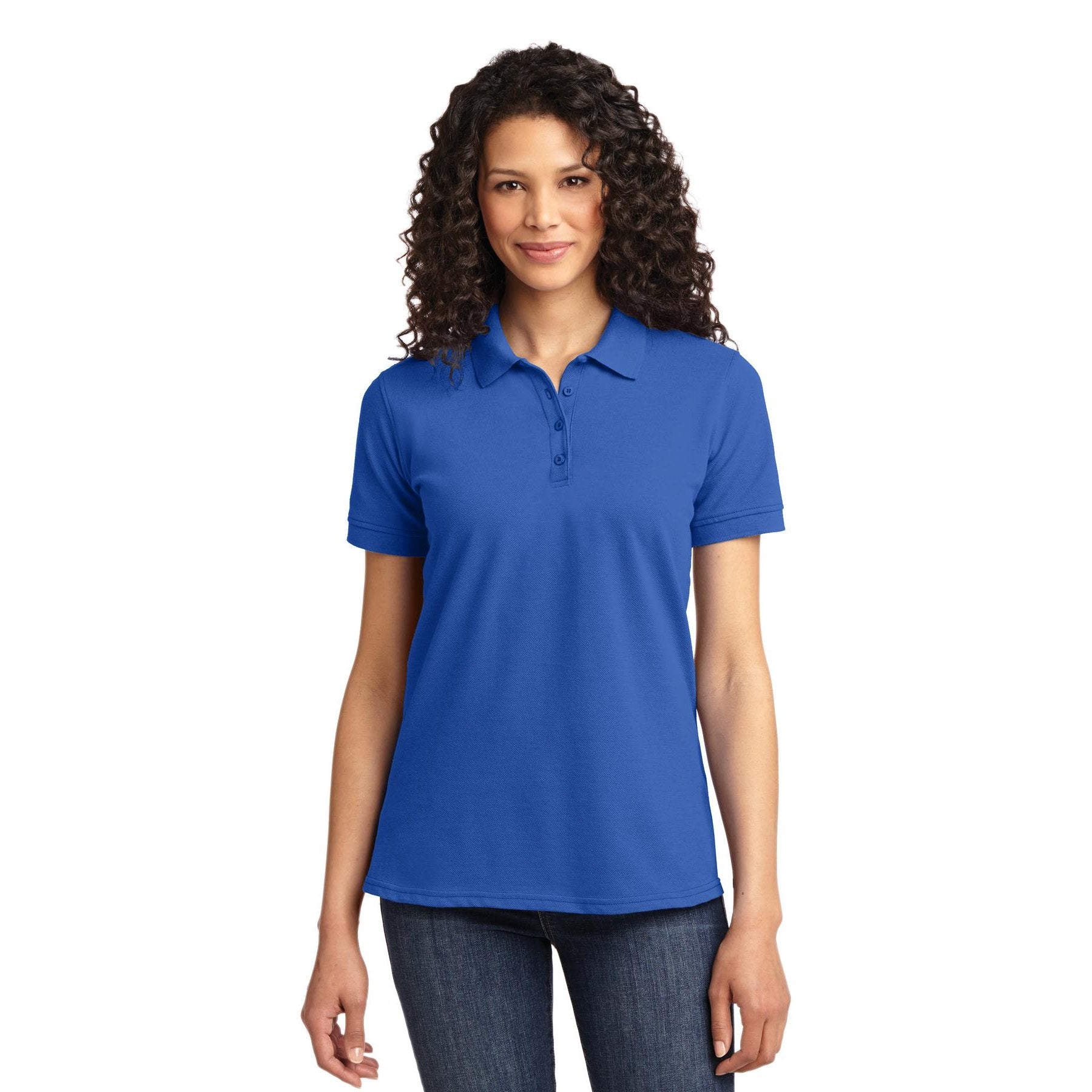 Port & Company-Port & Company® Women's Core Blend Pique Polo. LKP155-MedTech-10