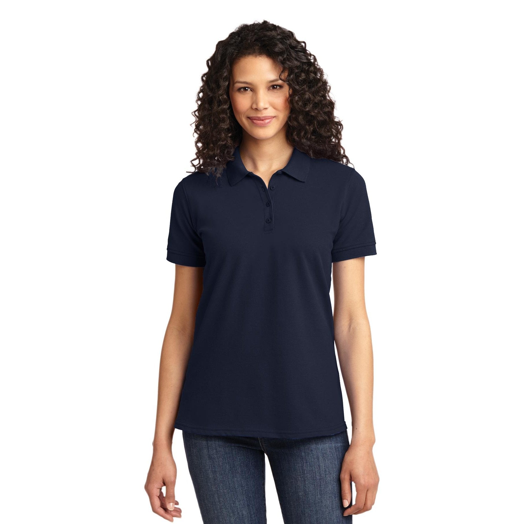 Port & Company-Port & Company® Women's Core Blend Pique Polo. LKP155-MedTech-4