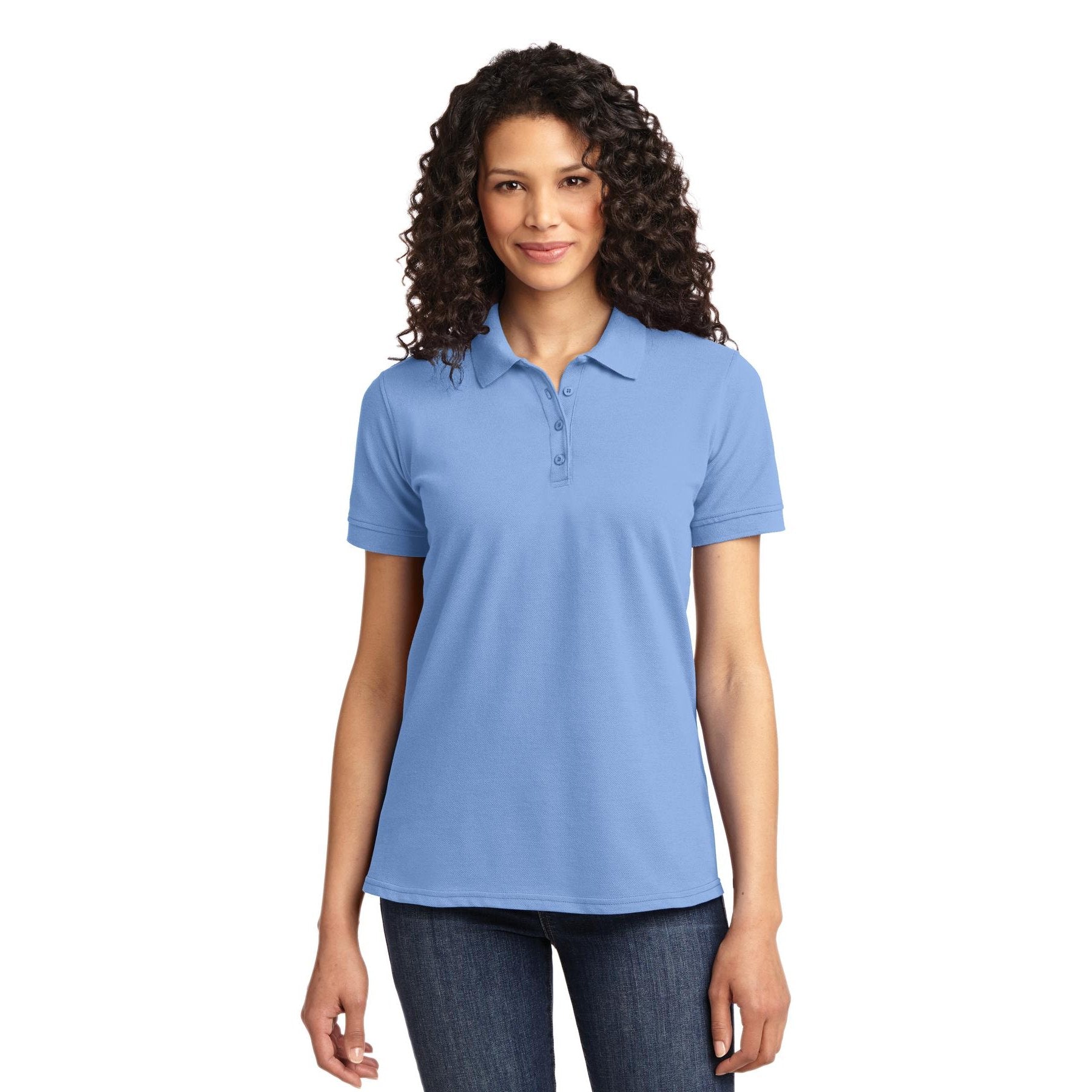 Port & Company-Port & Company® Women's Core Blend Pique Polo. LKP155-MedTech-6