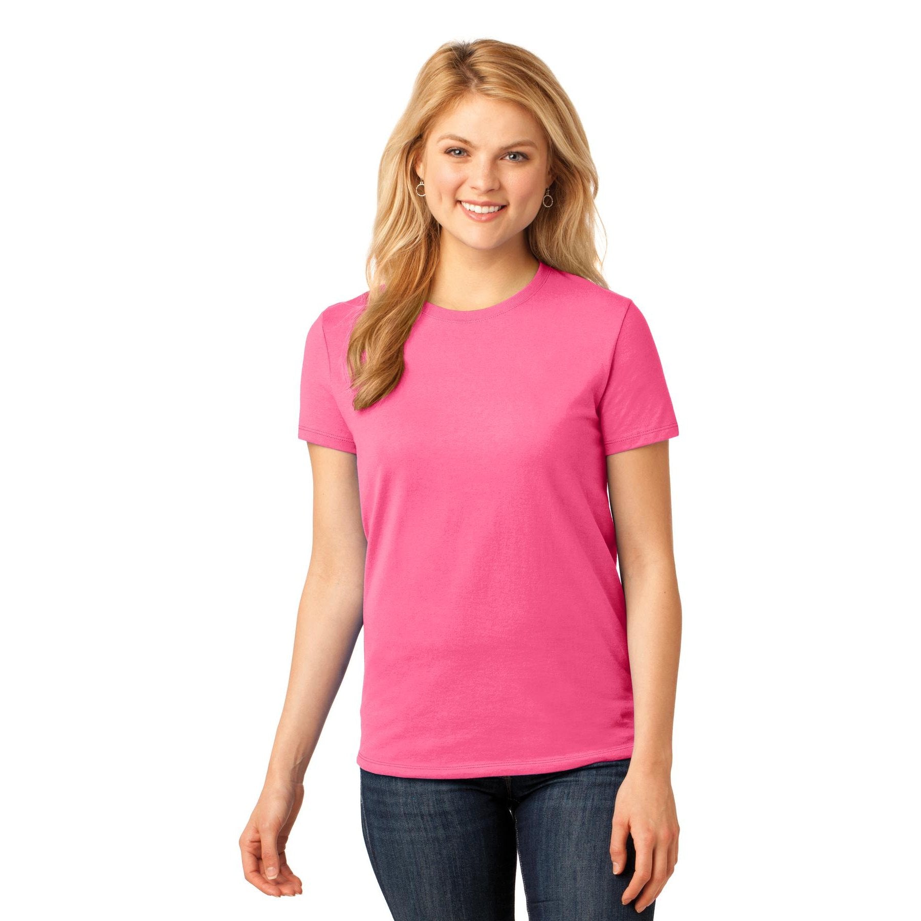 Port & Company-Port & Company® Women's Core Cotton Tee. LPC54-MedTech-12