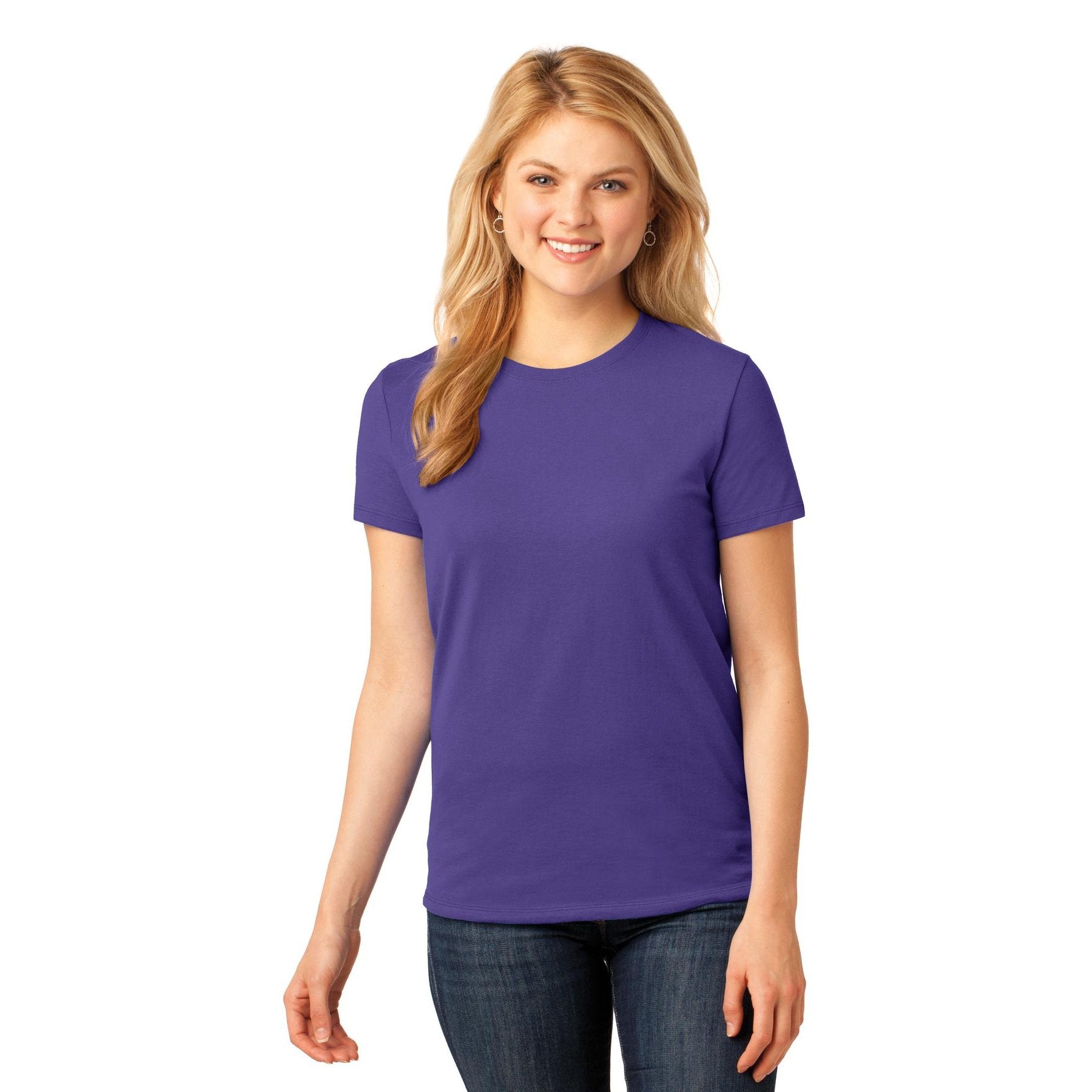 Port & Company-Port & Company® Women's Core Cotton Tee. LPC54-MedTech-13