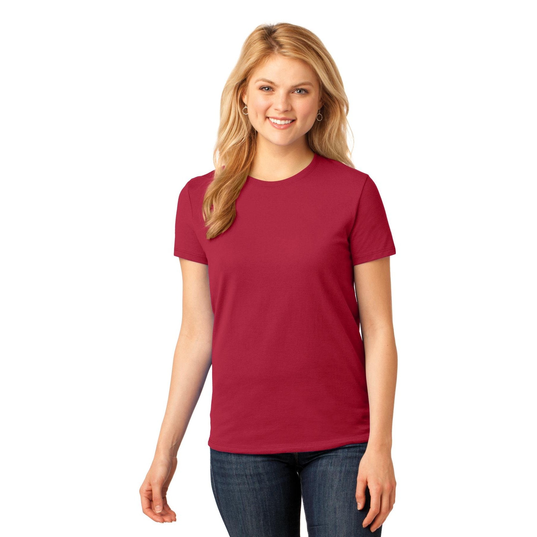 Port & Company-Port & Company® Women's Core Cotton Tee. LPC54-MedTech-14
