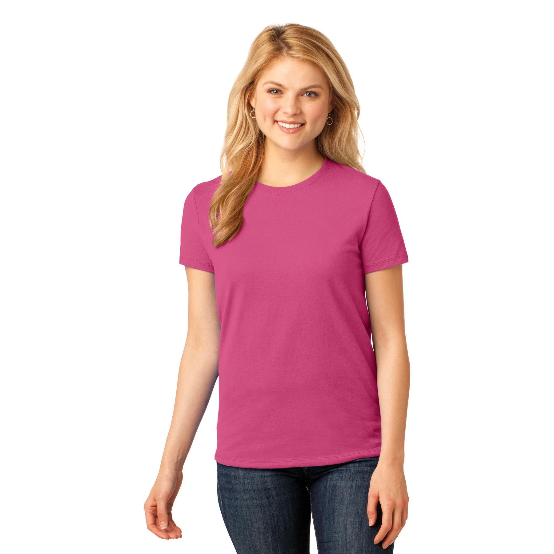 Port & Company-Port & Company® Women's Core Cotton Tee. LPC54-MedTech-16