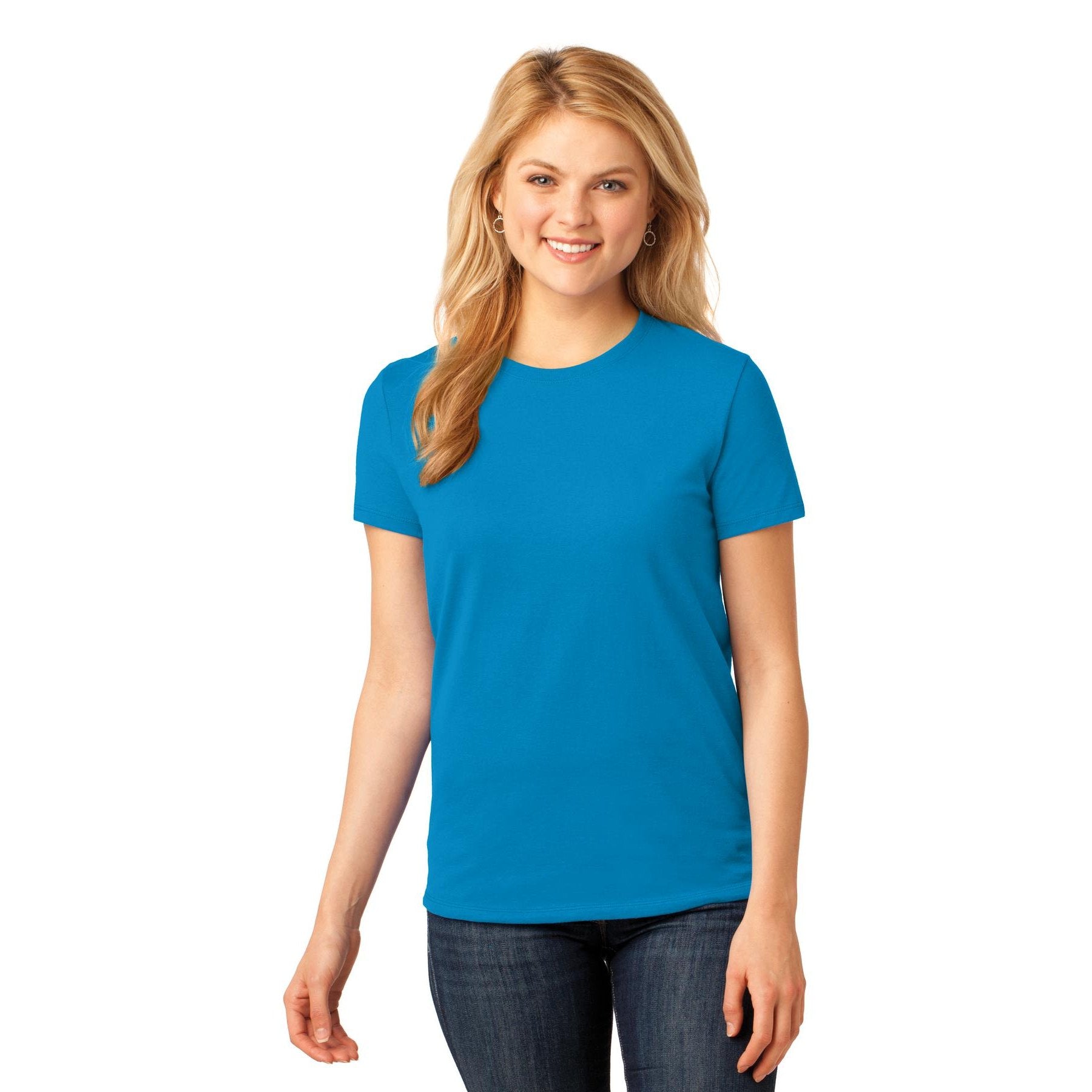 Port & Company-Port & Company® Women's Core Cotton Tee. LPC54-MedTech-17