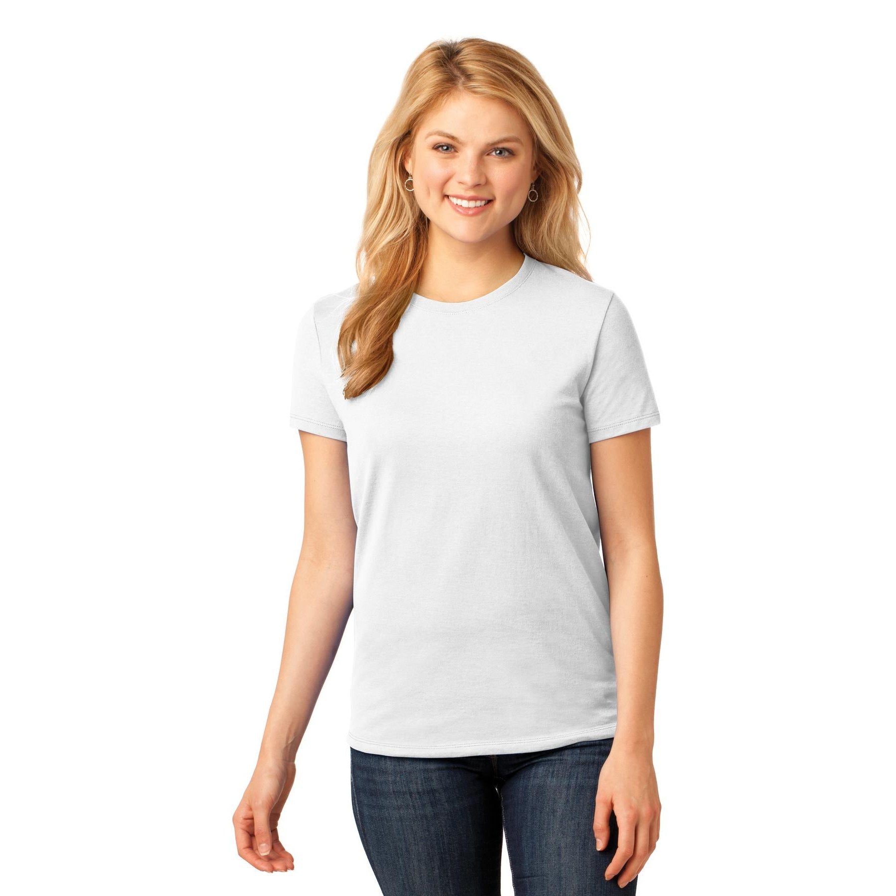 Port & Company-Port & Company® Women's Core Cotton Tee. LPC54-MedTech-18