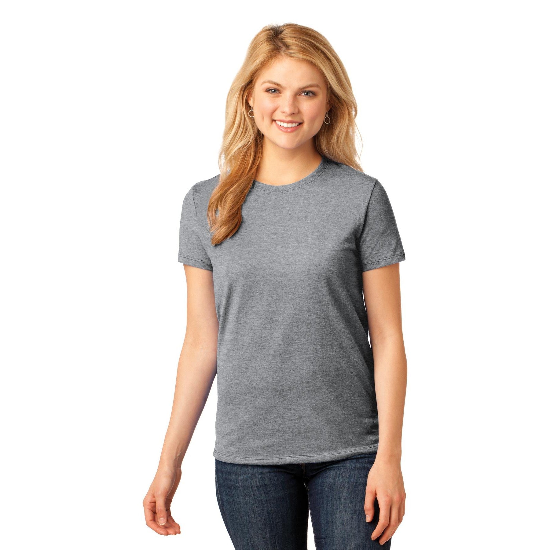 Port & Company-Port & Company® Women's Core Cotton Tee. LPC54-MedTech-3