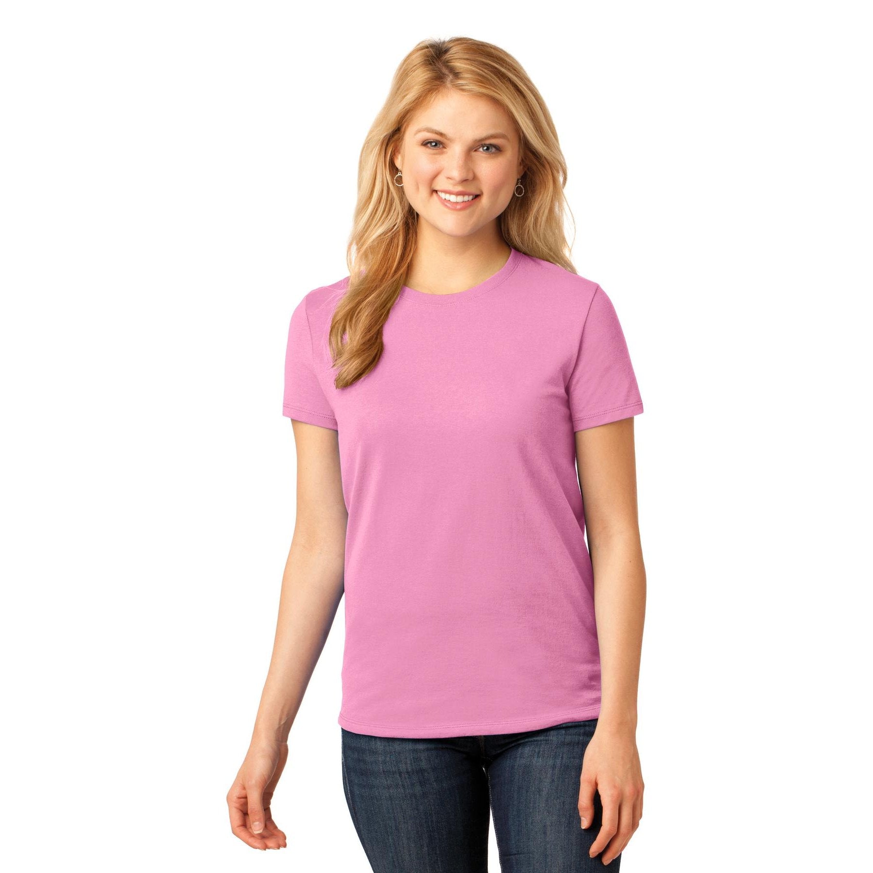 Port & Company-Port & Company® Women's Core Cotton Tee. LPC54-MedTech-5