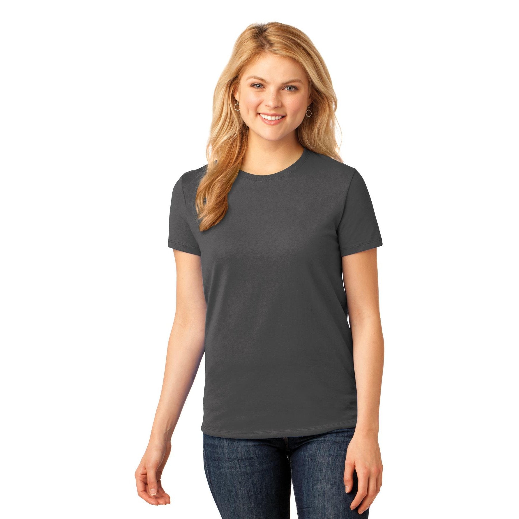 Port & Company-Port & Company® Women's Core Cotton Tee. LPC54-MedTech-6