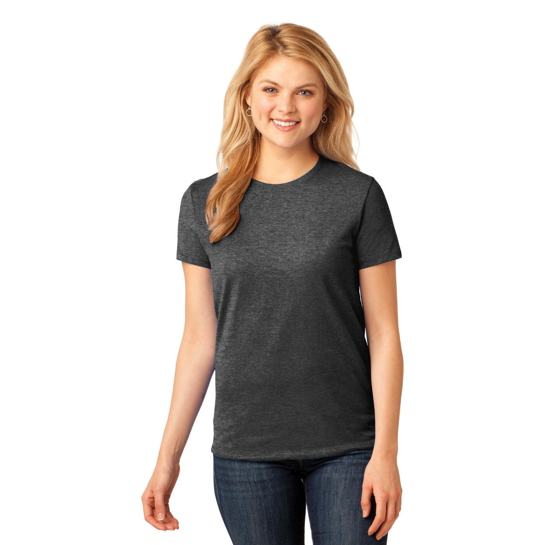 Port & Company-Port & Company® Women's Core Cotton Tee. LPC54-MedTech-7