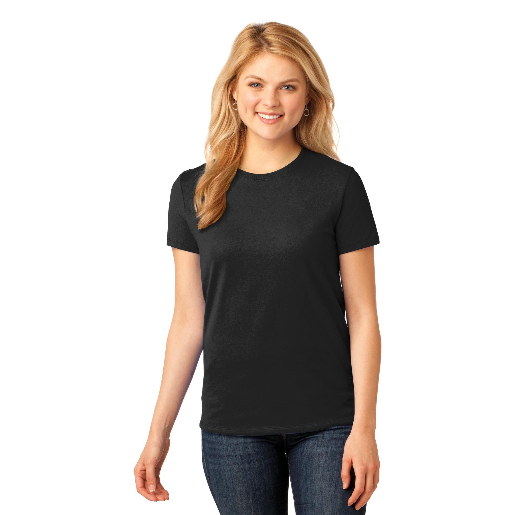 Port & Company-Port & Company® Women's Core Cotton Tee. LPC54-MedTech-8