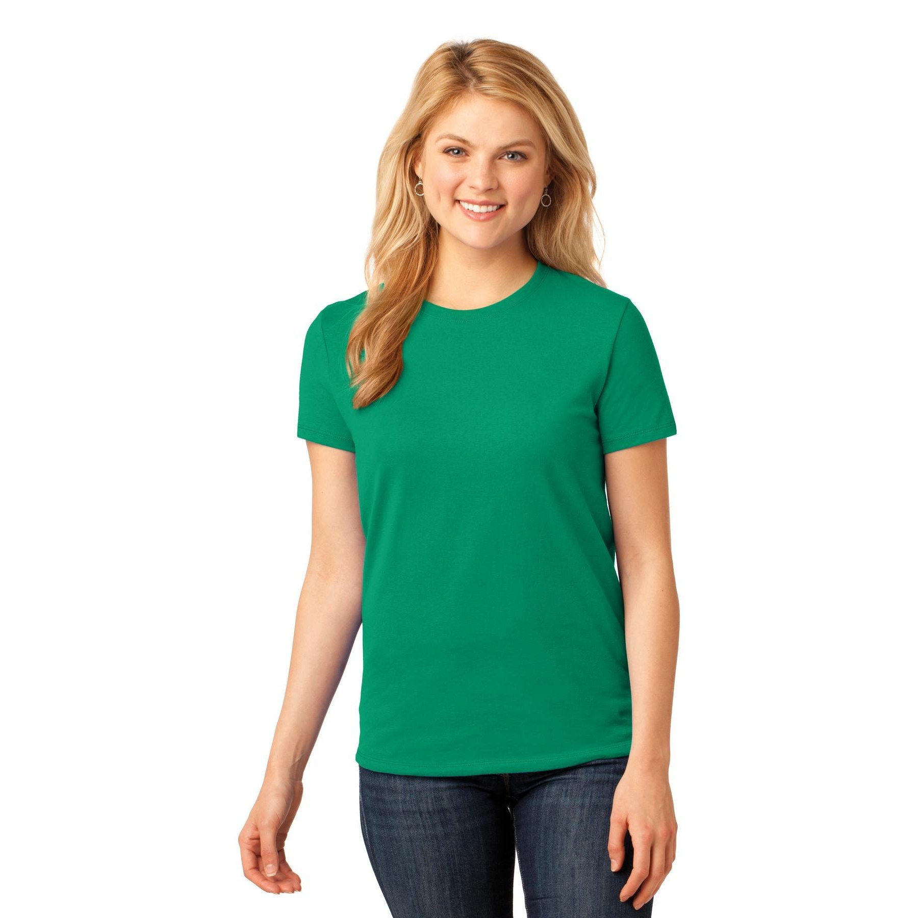 Port & Company-Port & Company® Women's Core Cotton Tee. LPC54-MedTech-9