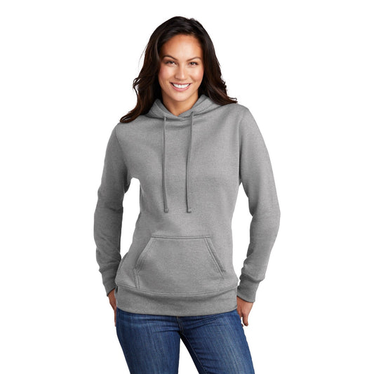 Port & Company-Port & Company ® Women's Core Fleece Pullover Hooded Sweatshirt LPC78H-MedTech-1
