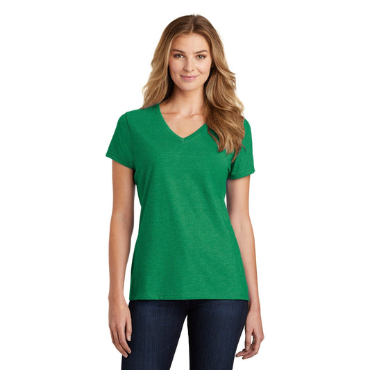 Port & Company-Port & Company ® Women's Fan Favorite ™ Blend V-Neck Tee. LPC455V-MedTech-1