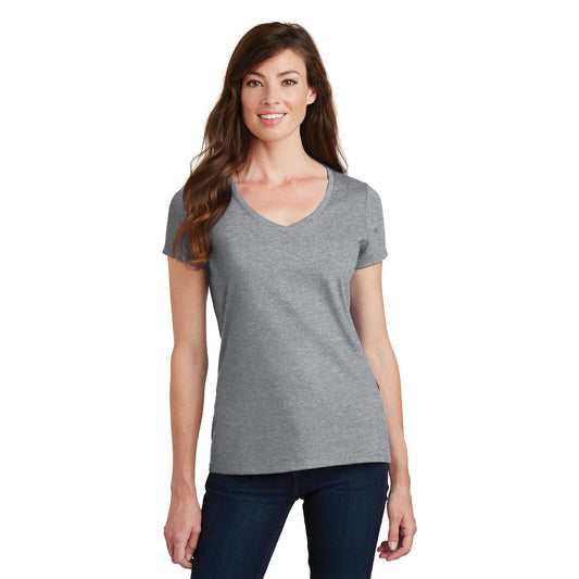 Port & Company-Port & Company® Women's Fan Favorite V-Neck Tee. LPC450V-MedTech-1