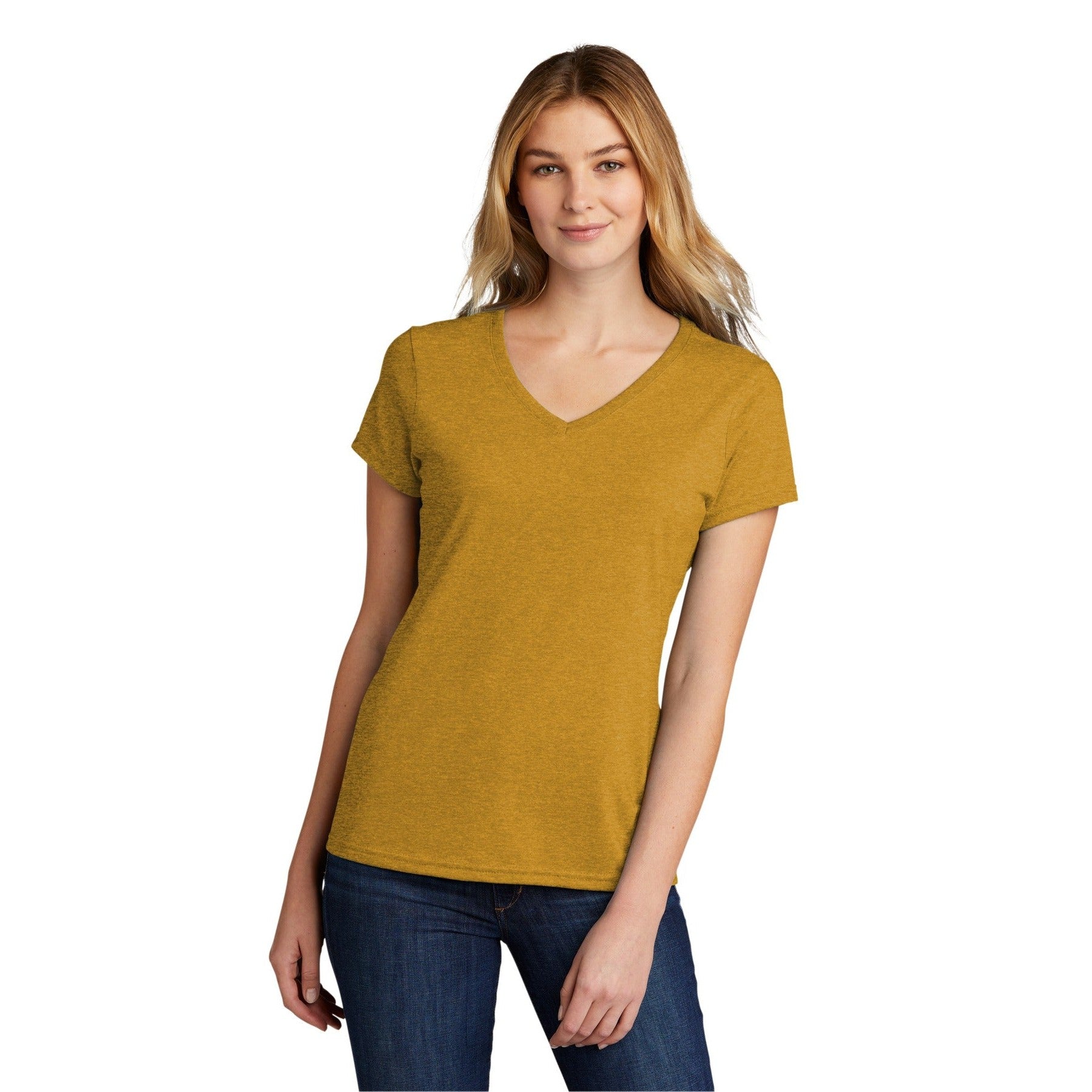 Port & Company-Port & Company ® Women's Tri-Blend V-Neck Tee. LPC330V-MedTech-6