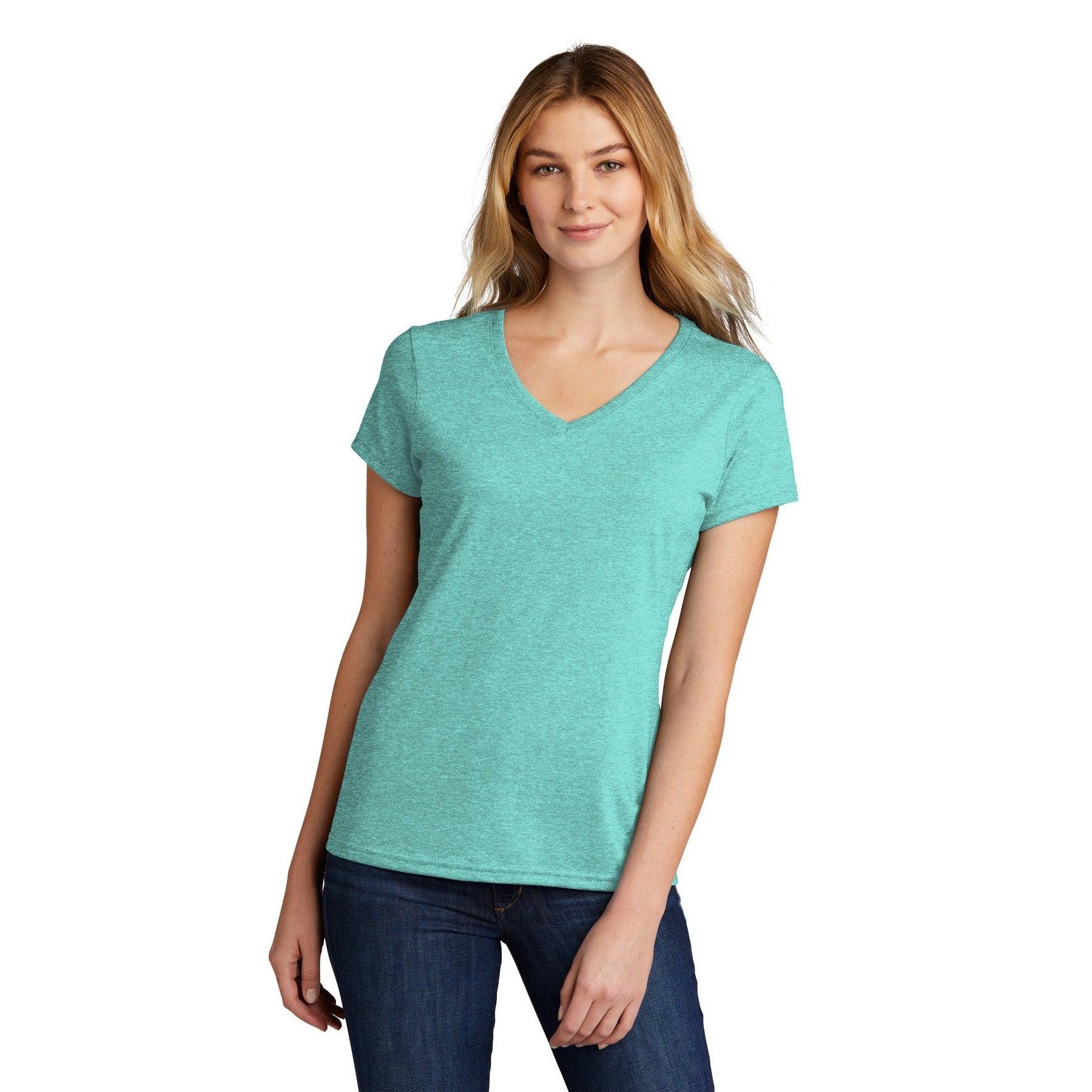 Port & Company-Port & Company ® Women's Tri-Blend V-Neck Tee. LPC330V-MedTech-8