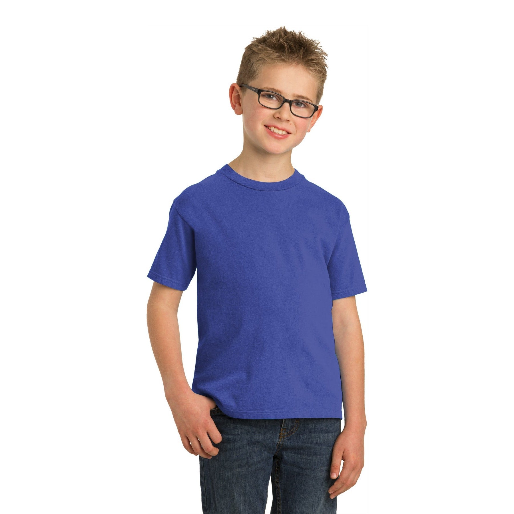 Port & Company-Port & Company® Youth Beach Wash® Garment-Dyed Tee. PC099Y-MedTech-3