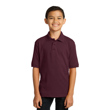 Port & Company-Port & Company® Youth Core Blend Jersey Knit Polo. KP55Y-MedTech-2