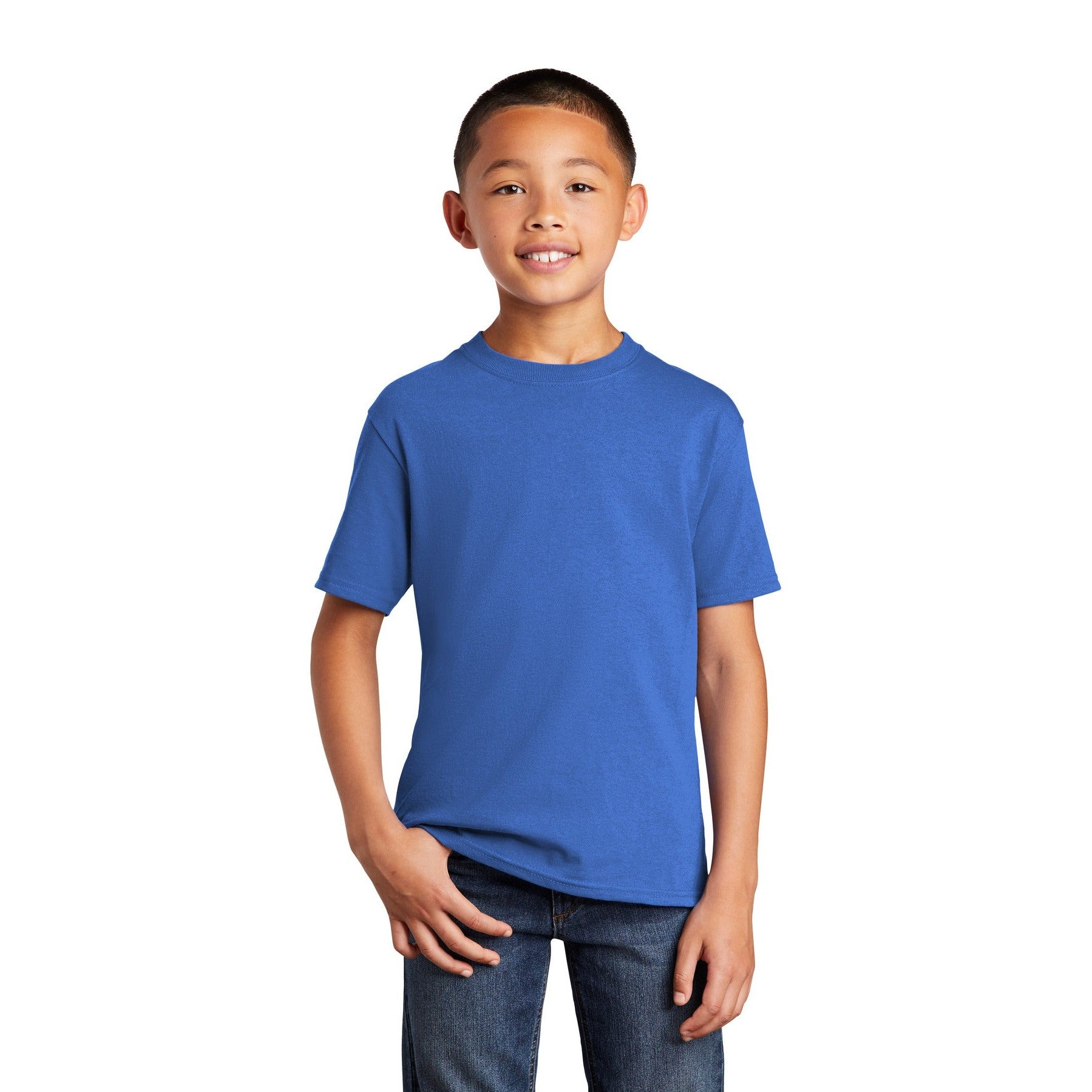 Port & Company-Port & Company® Youth Core Cotton DTG Tee PC54YDTG-MedTech-6