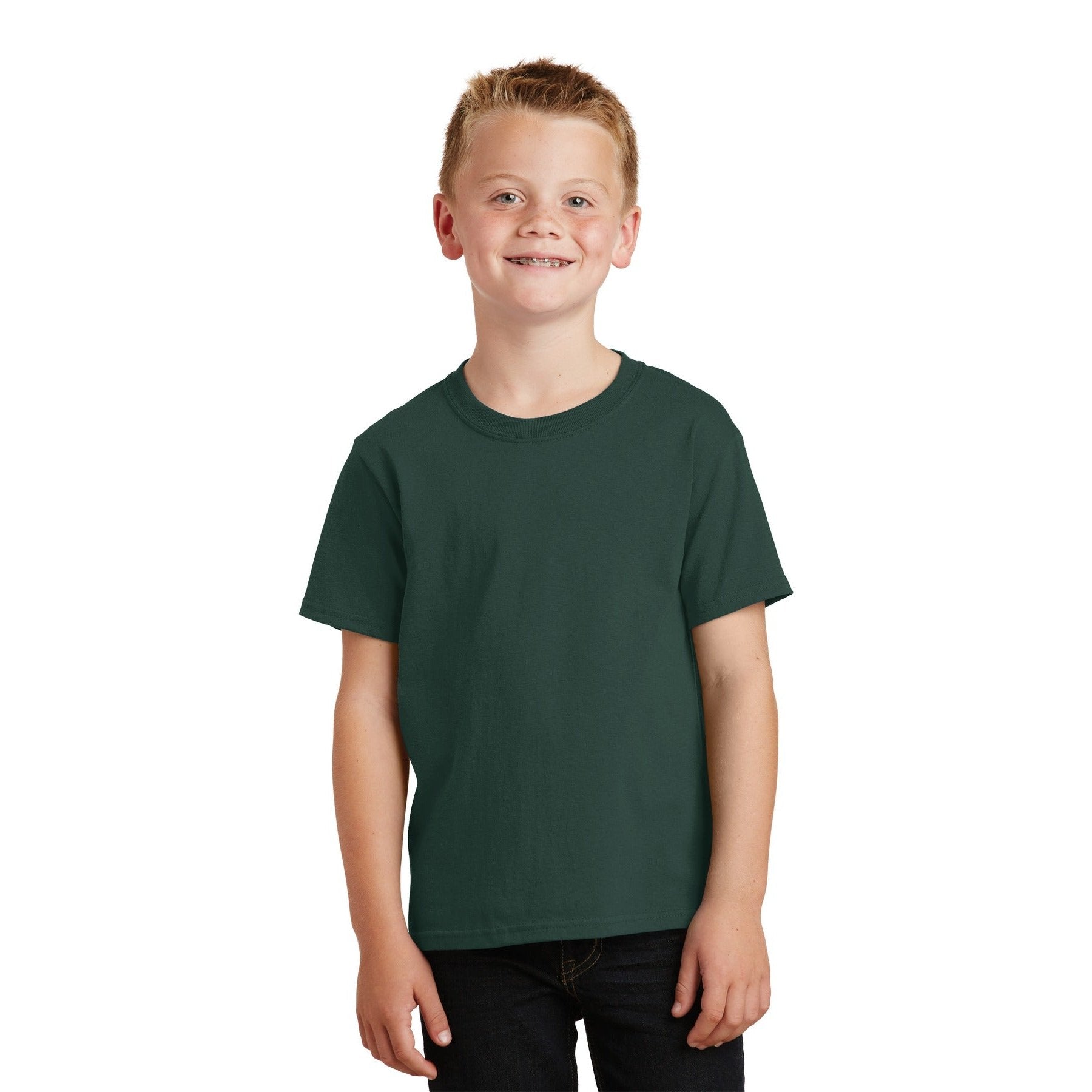 Port & Company-Port & Company® - Youth Core Cotton Tee. PC54Y-MedTech-10