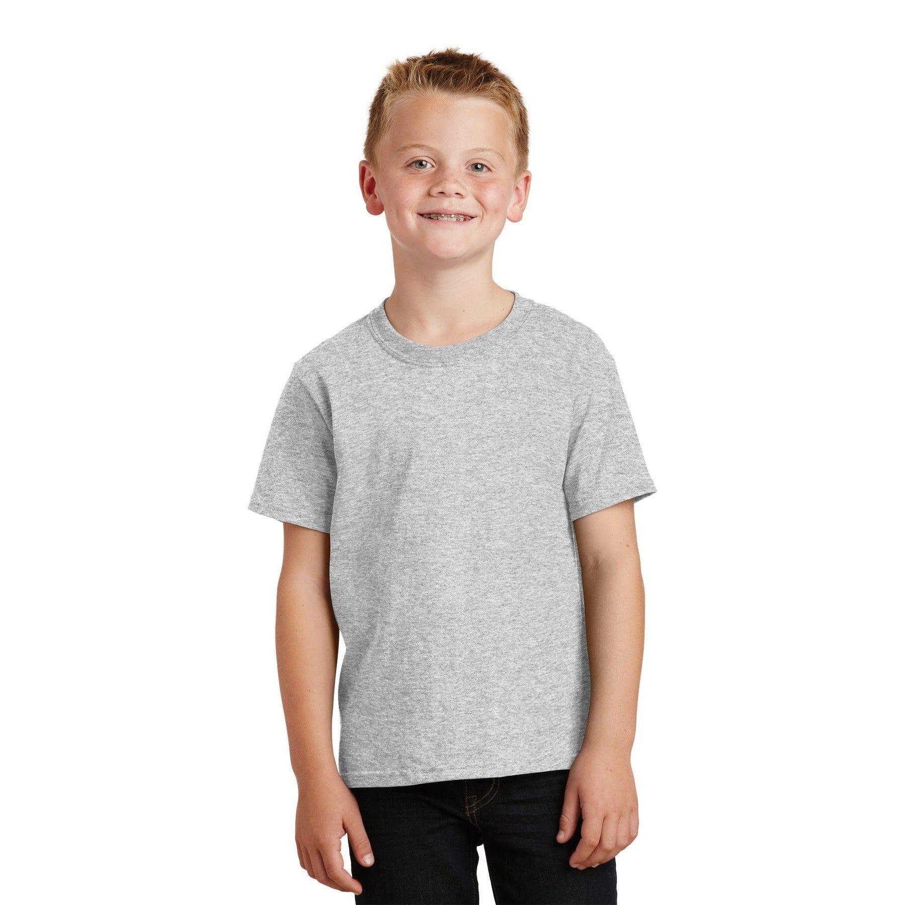 Port & Company-Port & Company® - Youth Core Cotton Tee. PC54Y-MedTech-2